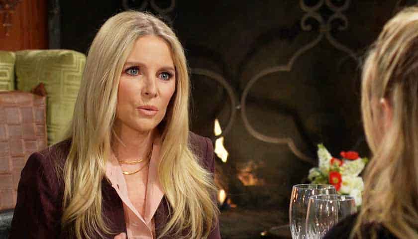 Y&R Scoop: Christine talks to Sharon at GCAC restaurant