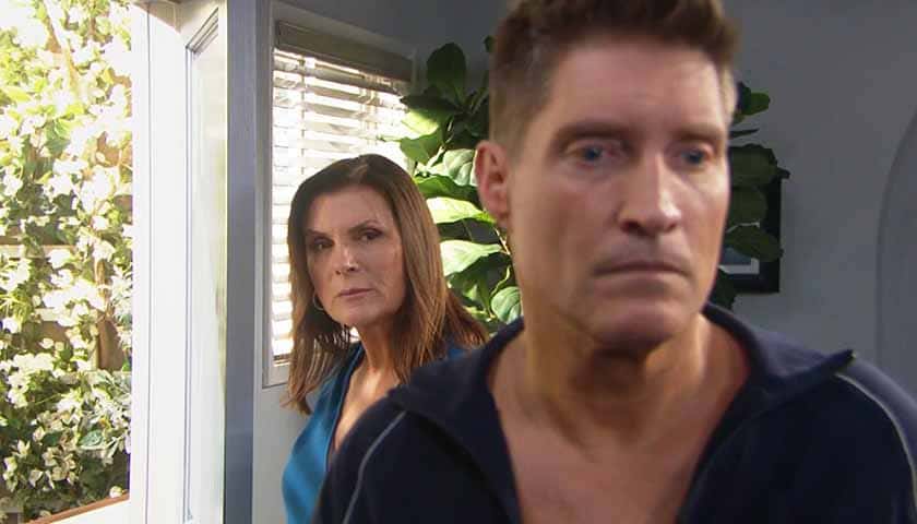 Bold And The Beautiful Spoilers: Sheila looks suspiciously at Deacon as he stares into space