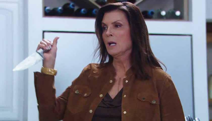 B&B Scoop: Sheila grabs a knife from the butcher block
