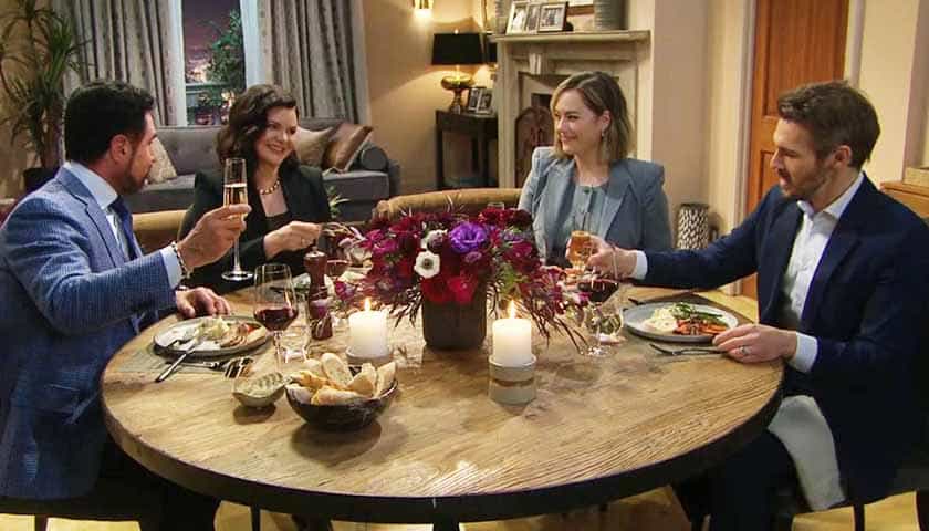 B&B Scoop: Hope, Liam and Bill toast Katie
