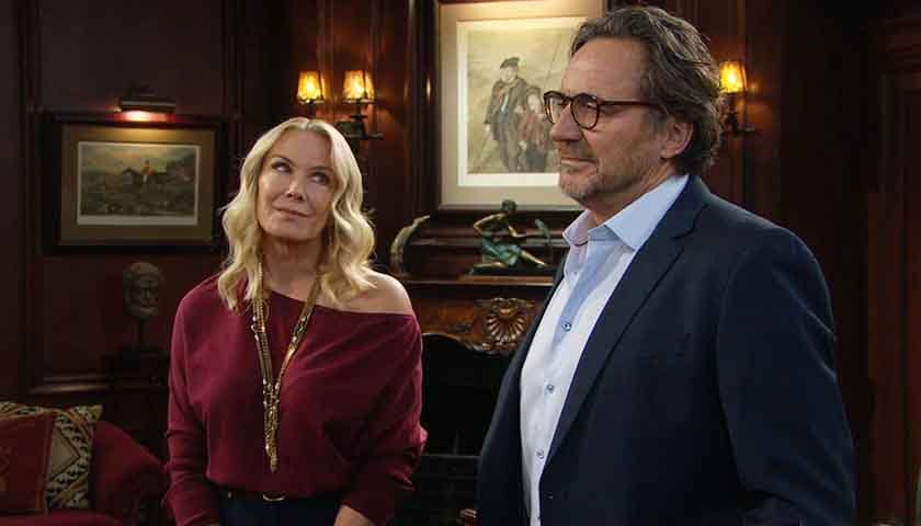 B&B Scoop: Ridge and Brooke talk to their son