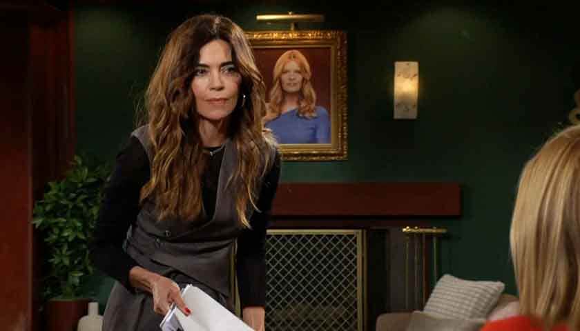 Y&R Scoop: A smug Victoria gives Phyllis the fabricated emails