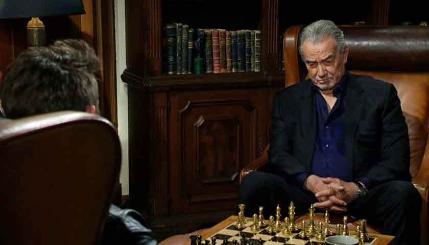 Y&R Scoop: Victor and Adam play chess in the den