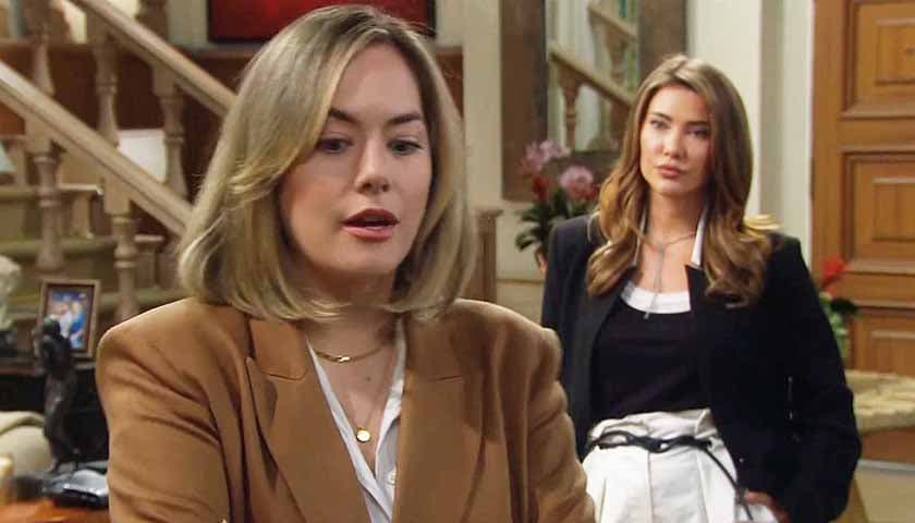 Bold And The Beautiful Spoilers: Hope's nervous as Steffy questions her