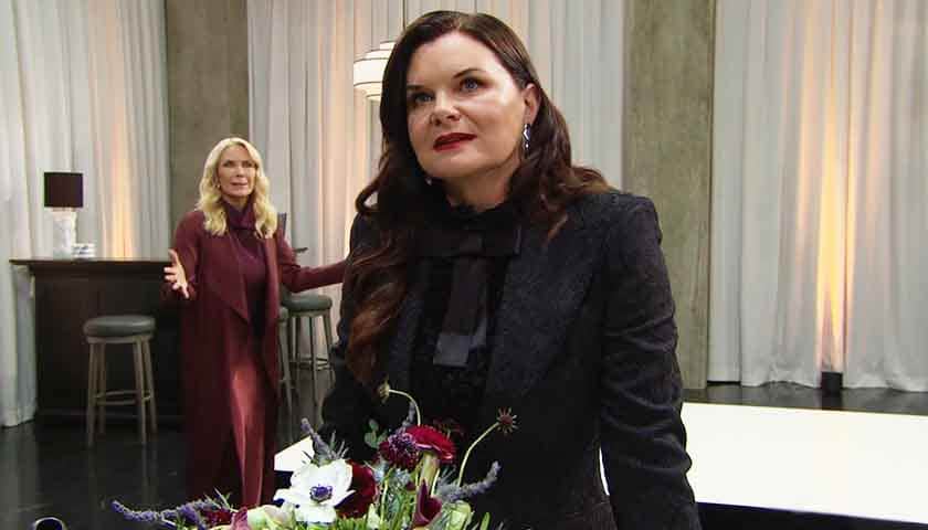 B&B Scoop: Brooke stands behind Katie with her arms out