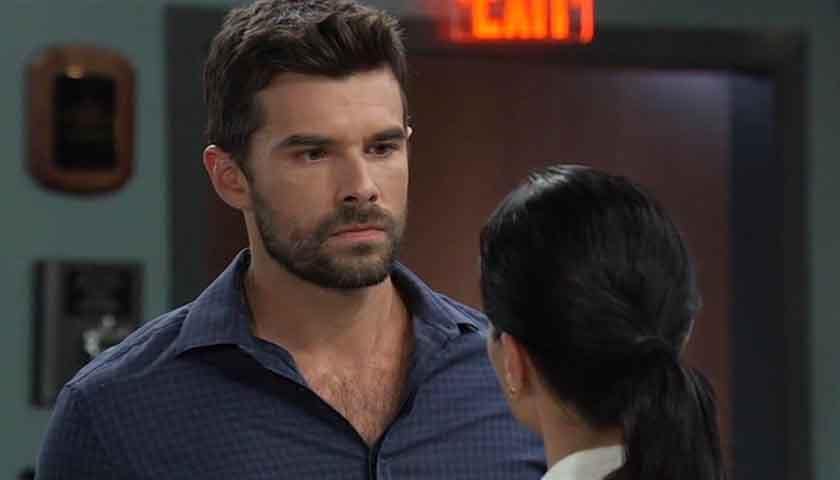 GH Scoop: Justine gives Chase a talking to