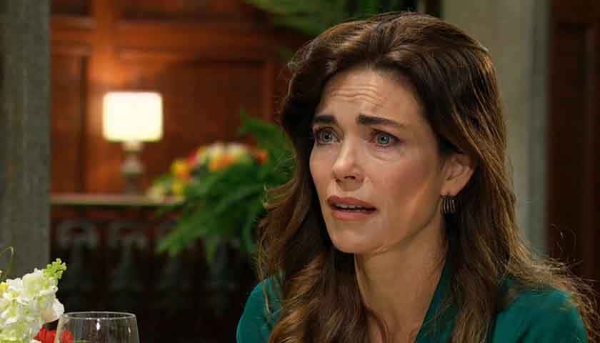 Y&R Scoop: Victoria cries as she talks about Nikki