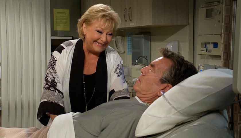 Y&R Scoop: Traci beams at Jack, who has just woken up