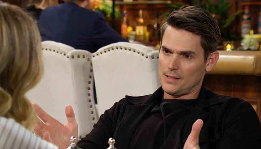 Y&R Scoop: Adam talks about Christian with Chelsea