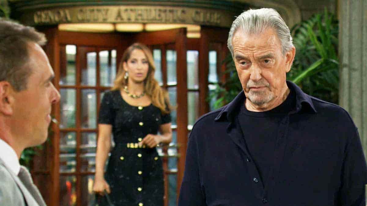 Young And The Restless August 21 Spoilers: Victor (Eric Braeden) confronts Billy (Jason Thompson) as Lily (Christel Khalil) watches