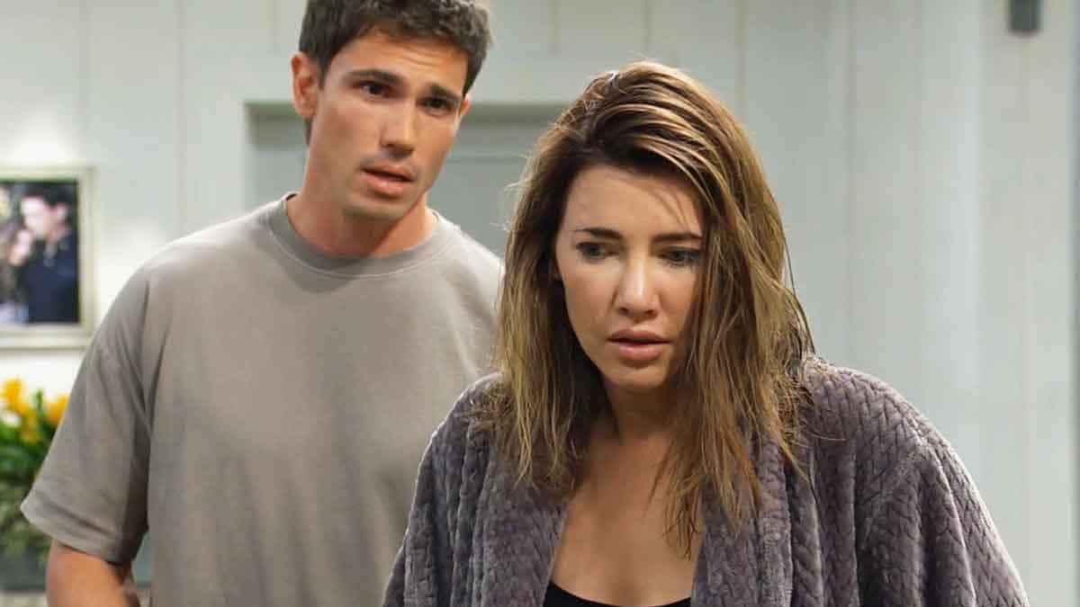 Bold And The Beautiful August 19 Spoilers: Finn (Tanner Novlan) tries to reason with a guilt-ridden Steffy (Jacqueline MacInnes Wood)
