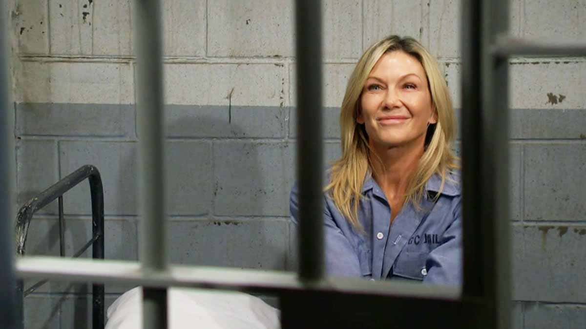 Young And The Restless Week Of August 24 Spoilers: Patty (Stacy Haiduk) grins as she sits in a jail cell