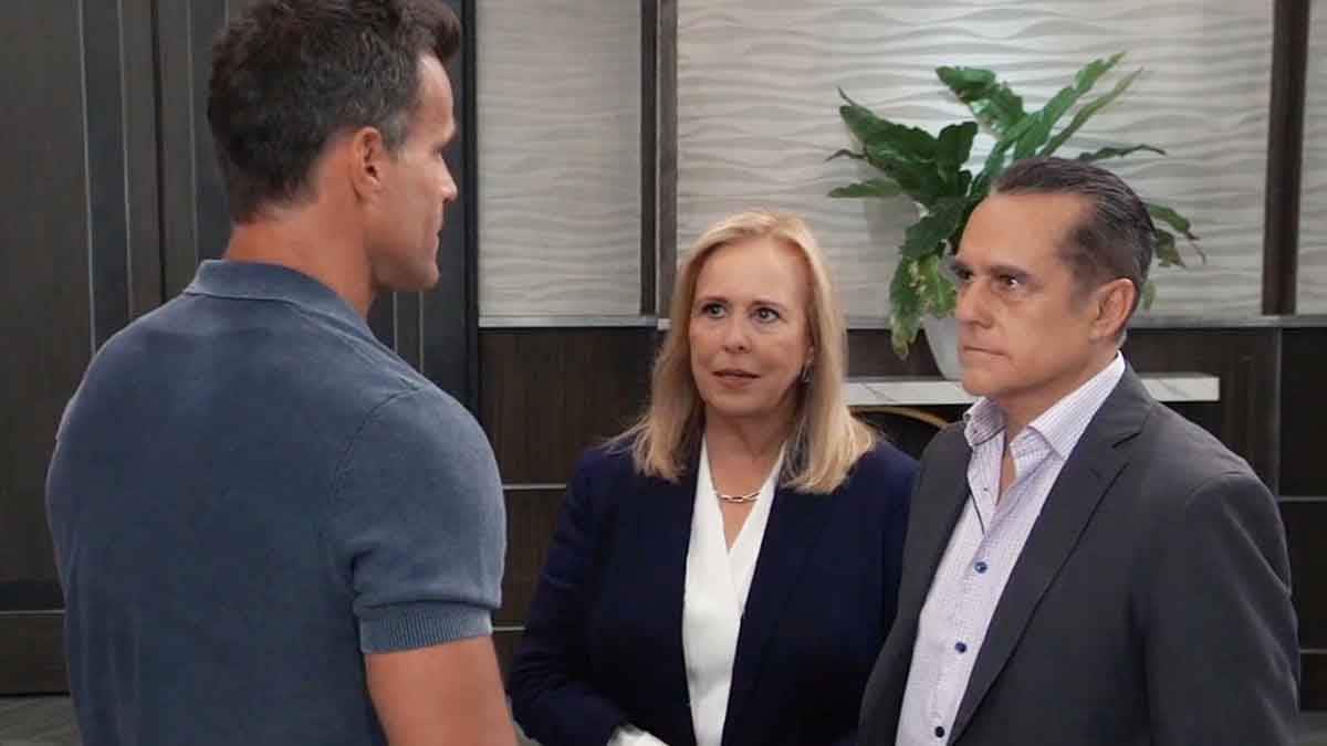 Drew, Laura and Sonny on General Hospital