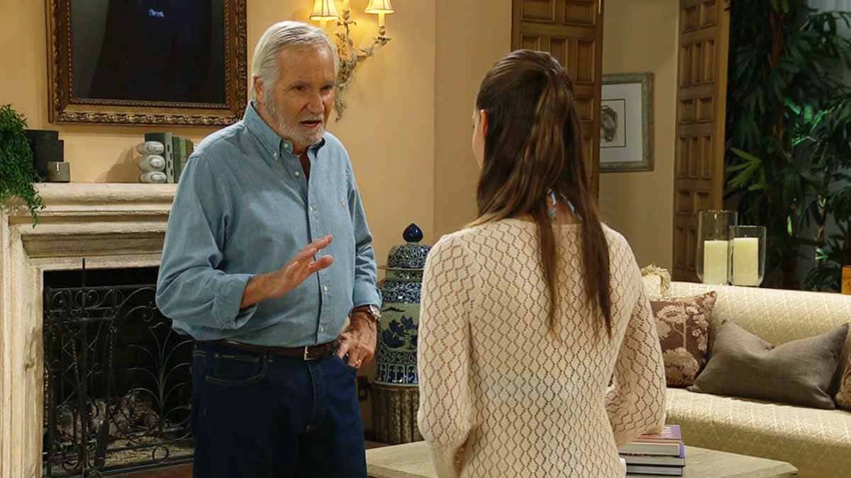 Eric and Electra at the Forrester estate on Bold and the Beautiful