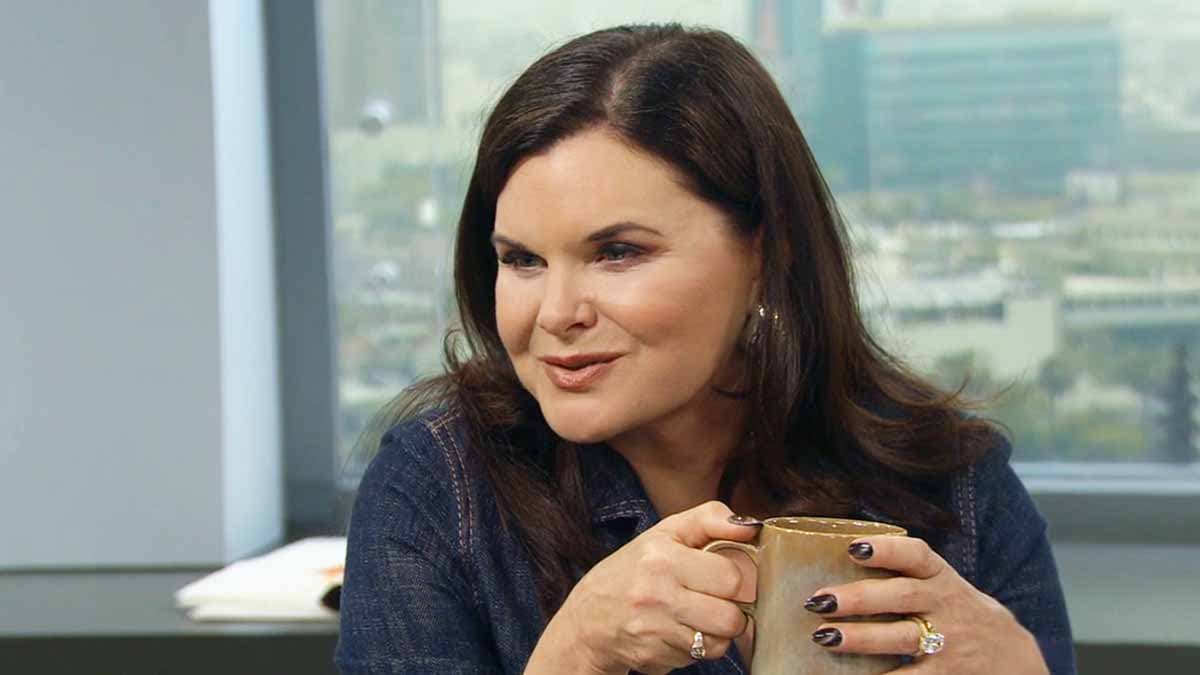 Katie at Logan on Bold and the Beautiful