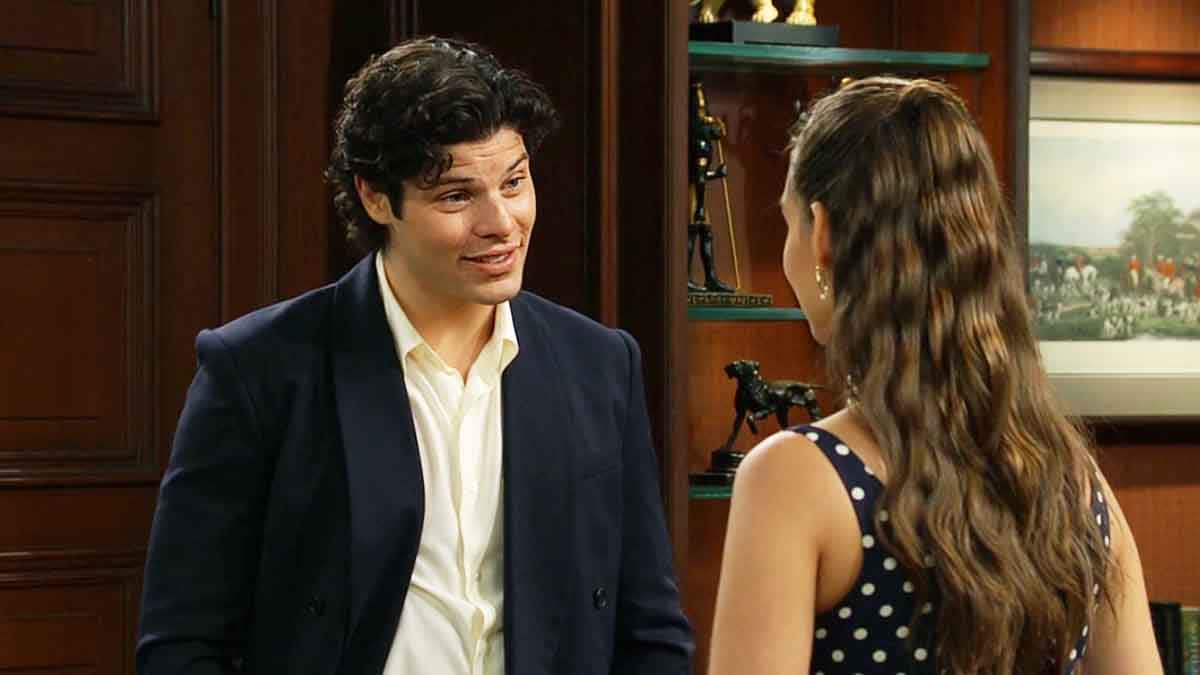 RJ and Electra at Forrester Creations on Bold and the Beautiful