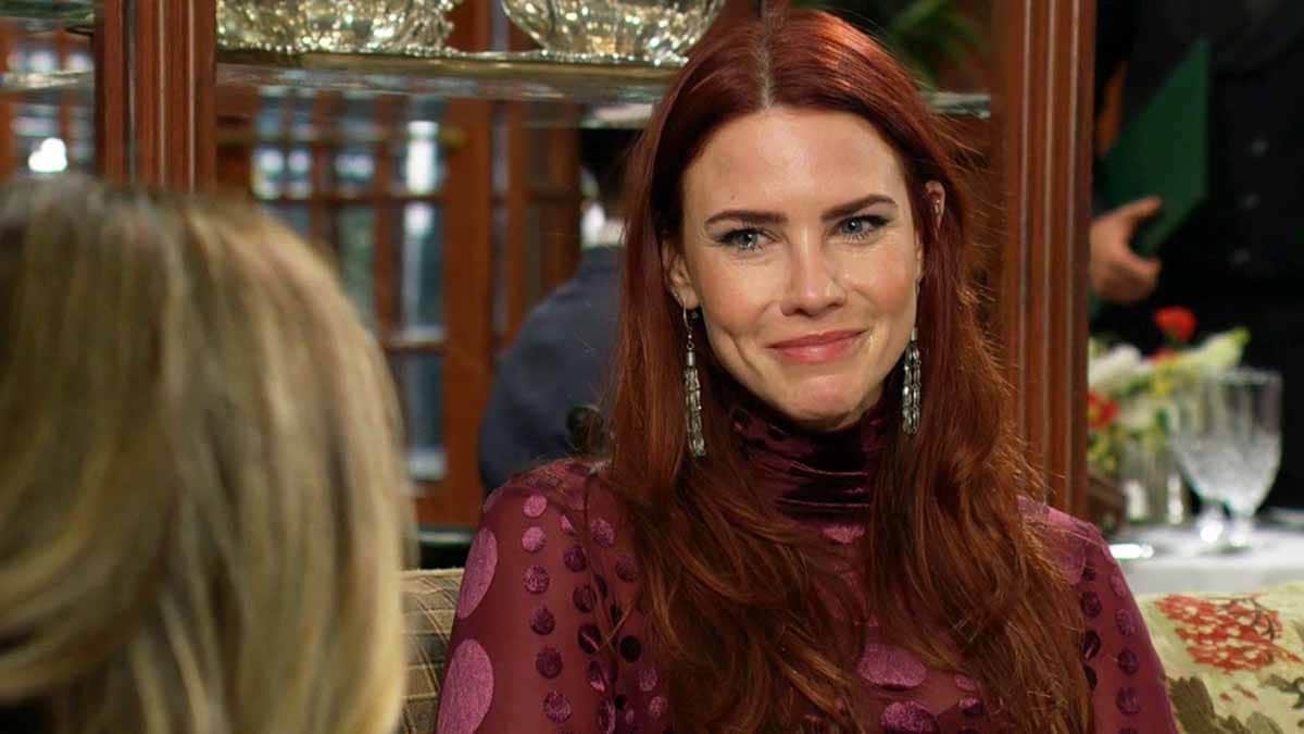 A teary eyed Sally talks to Chelsea on Young and the Restless