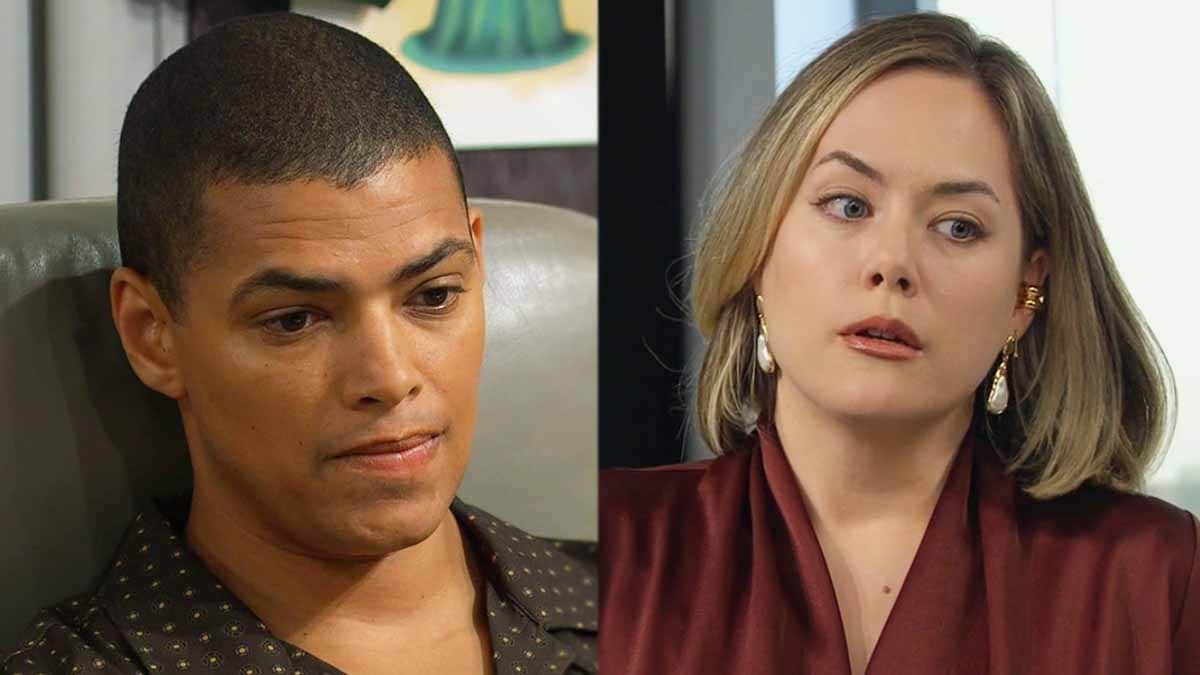 Zende and Hope on Bold and the Beautiful