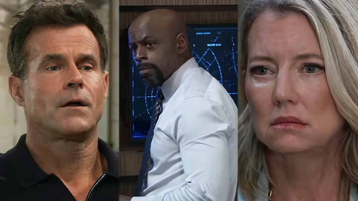Drew, Baines and Nina on General Hospital