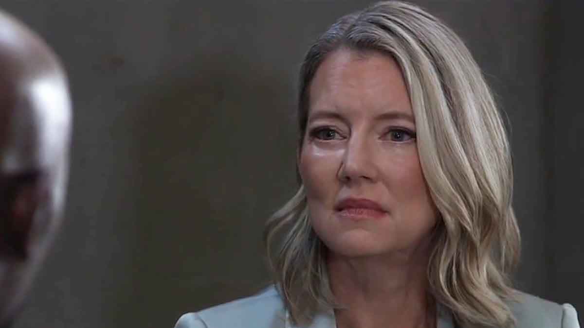 Nina and Agent Baines on General Hospital