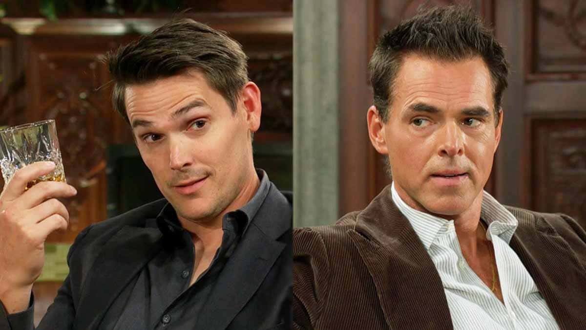 Adam and Billy at GCAC bar on Young and the Restless
