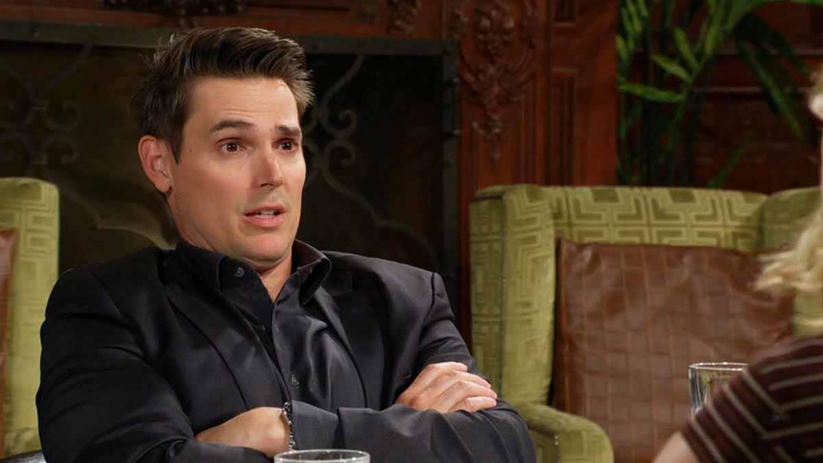 Adam and Chelsea at the GCAC on Young and the Restless