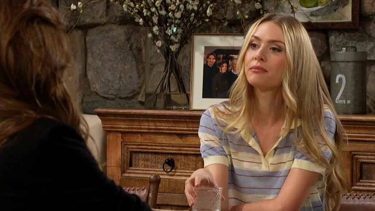 Claire questions Victoria on Young and the Restless