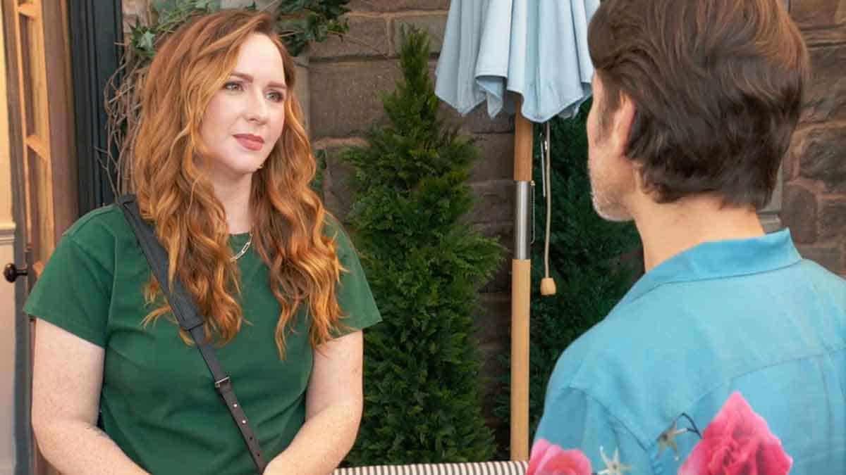 Mariah and Daniel at the cafe on Young and the Restless