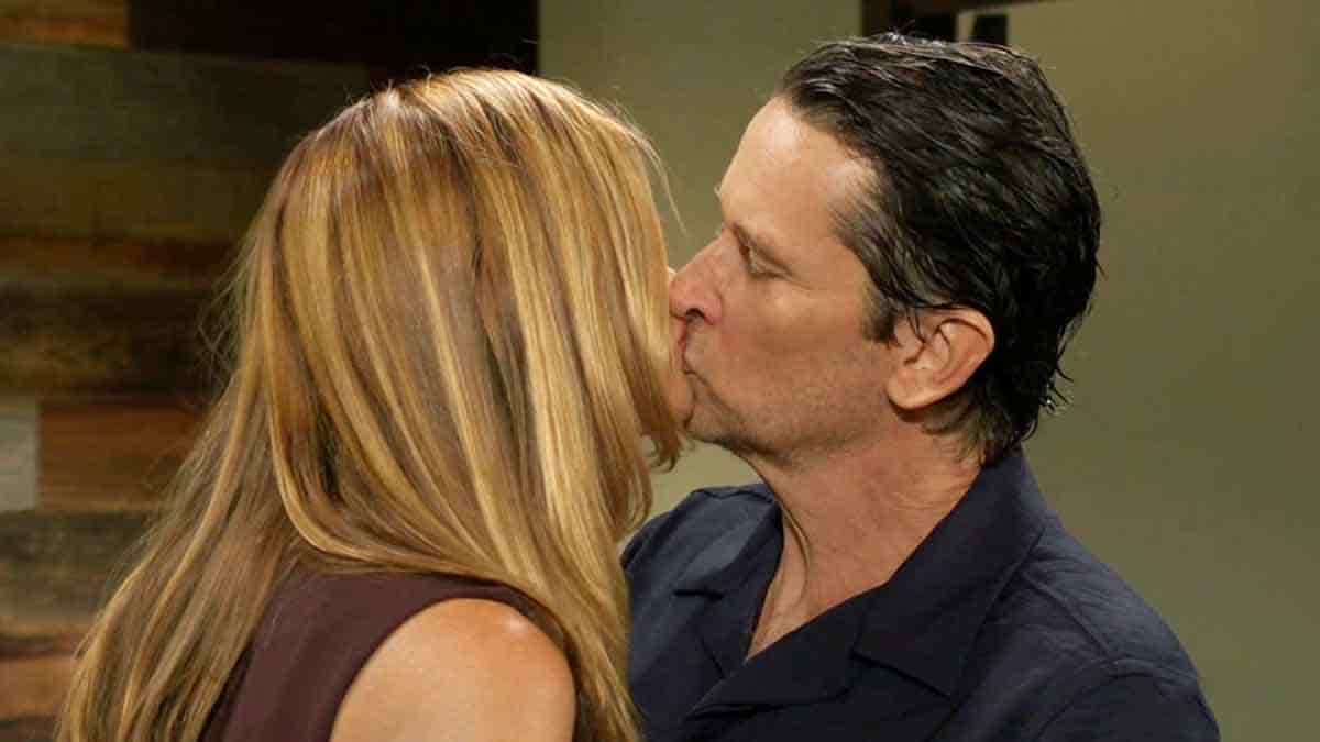 Phyllis and Matt kiss on Young and the Restless