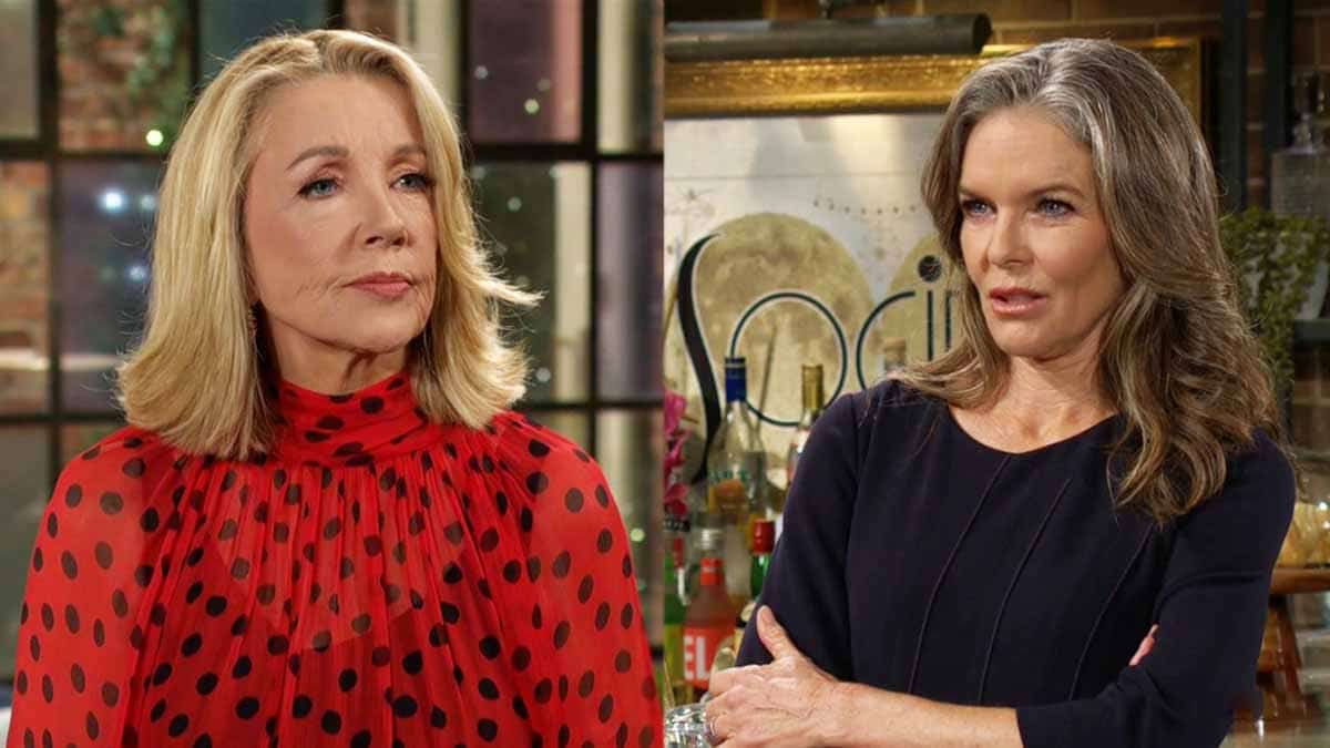 Nikki and Diane at Society on Young and the Restless