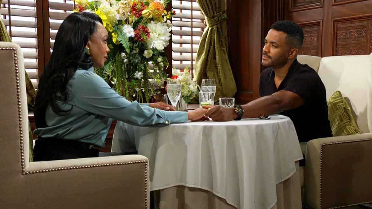 Nate takes Stephanie's hand on Young and the Restless