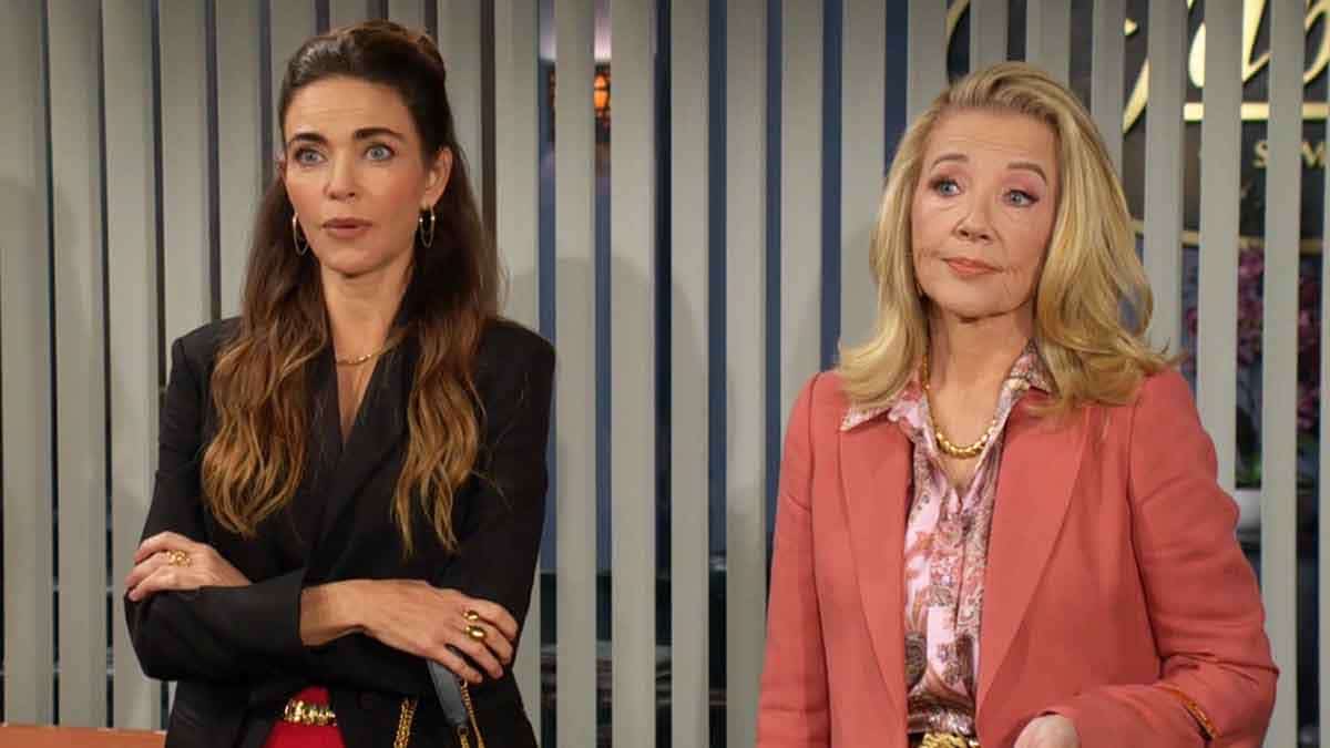 Victoria and Nikki at Jabot on Young and the Restless