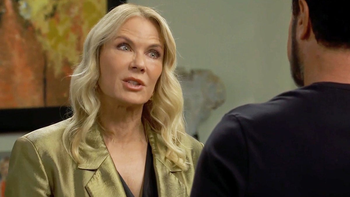 Brooke whines to Bill on Bold And The Beautiful