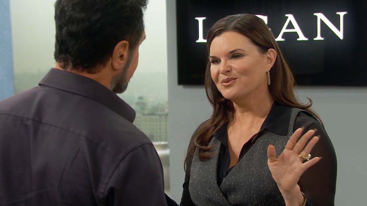 Katie argues with Bill on Bold and the Beautiful