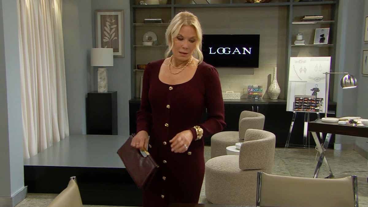 Brooke gets ready to leave Logan on Bold and the Beautiful