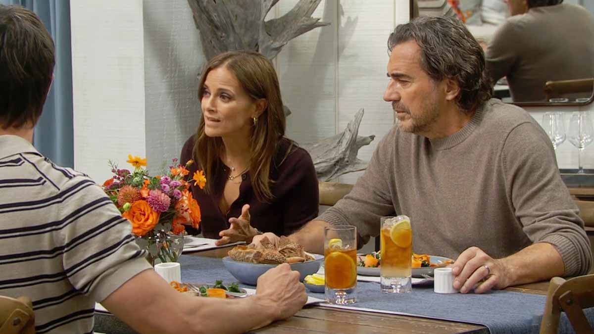 Taylor and Ridge have dinner with Steffy and Finn on Bold And The Beautiful