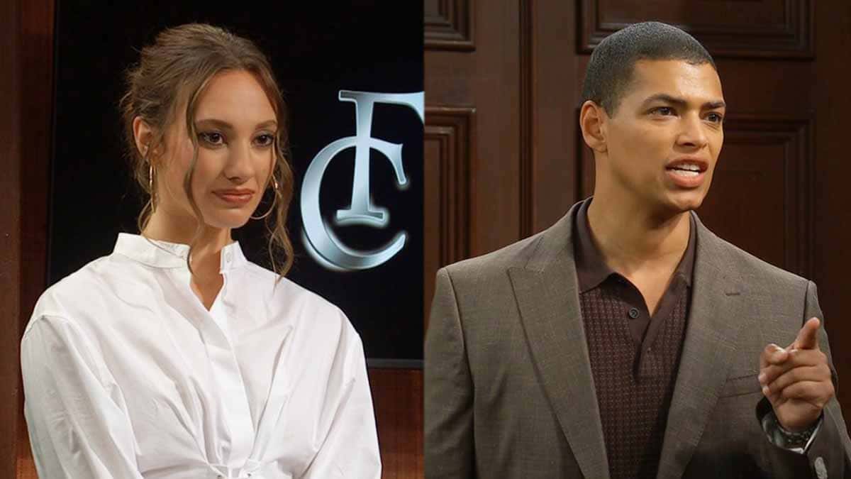 Zende and Dylan at Forrester on Bold and the Beautiful