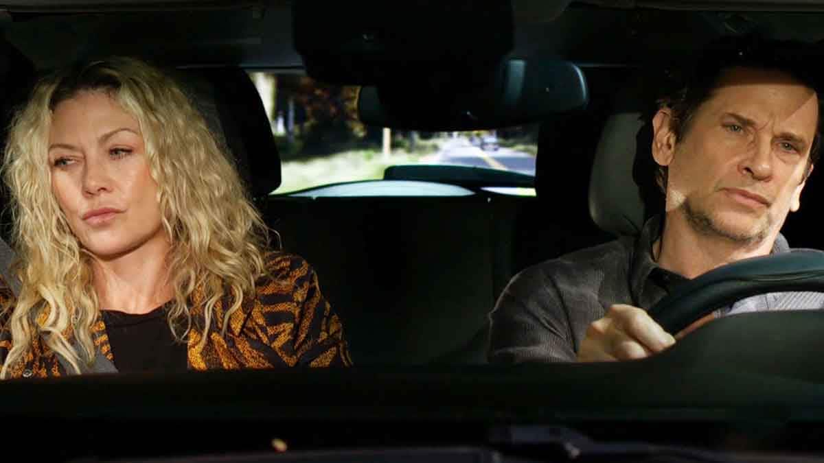Matt and Patty in the car on Young and the Restless