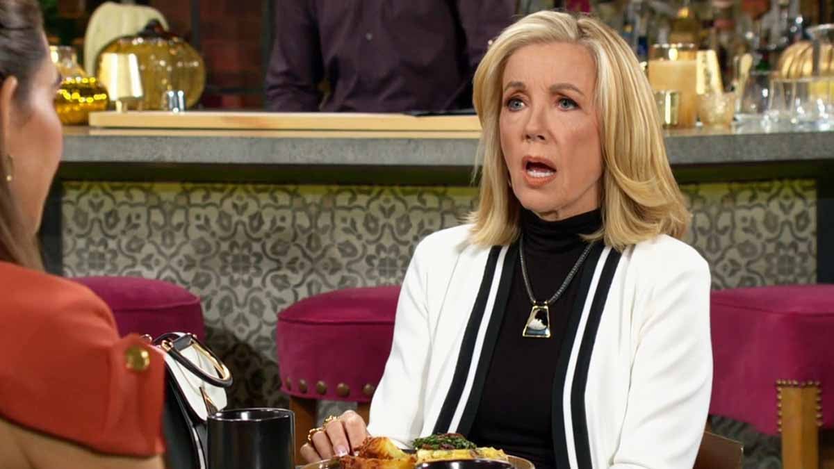 Nikki's mouth hangs open on Young And The Restless