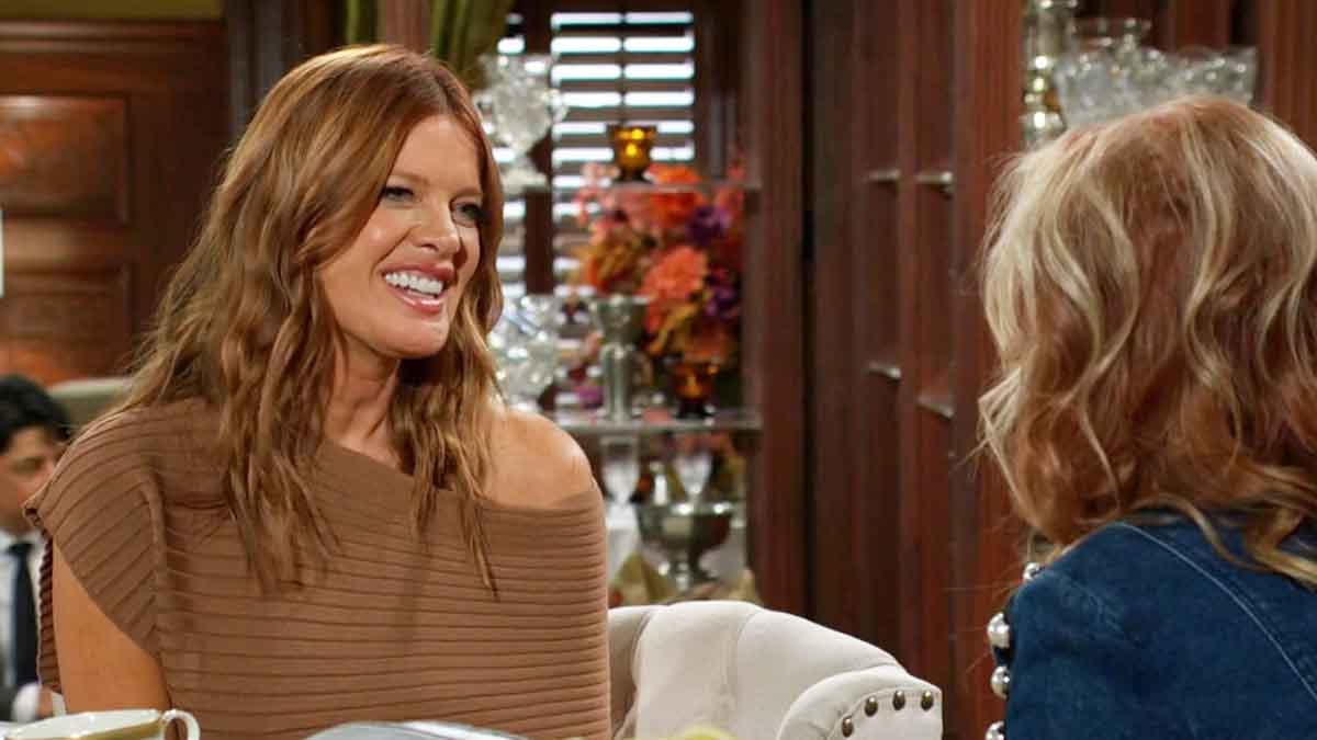 Phyllis smiles at Lauren on Young and the Restless